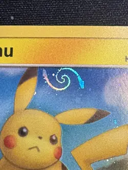 Pokemon Pikachu Holo Sun & Moon SM183 Black Star Promo Card Halo HD GALAXY duo - Image 4