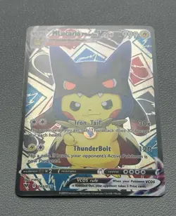 Pikachu MLucario Cosplay Pokemon Custom Fan Art Card - Image 2