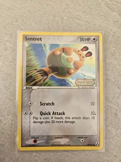 [SWIRL] Sentret 62/92 Stamped Reverse - EX Legend Maker - Pokemon Card - LP - Image 1