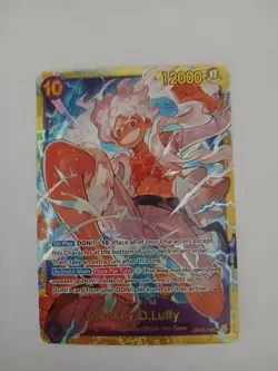 One Piece CCG Monkey.D.Luffy Secret Rare Card OP05-119 OG English, NM Condition - Image 1