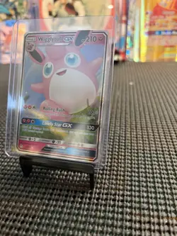 Pokemon TCG Wigglytuff GX Holo Ultra Rare Card Hidden Fates 42/68 - Image 3