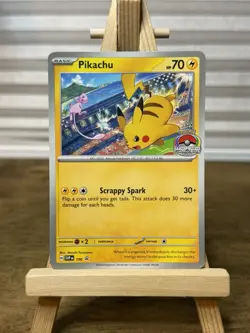 Pikachu SVP190 - S&V World Championship 2024 Promo Pokemon Card - NM - Image 1