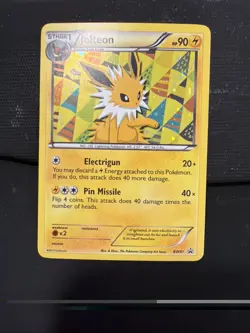 Jolteon BW91 Holo 2013 Black Star Promos Black & White Pokemon Card - Image 1