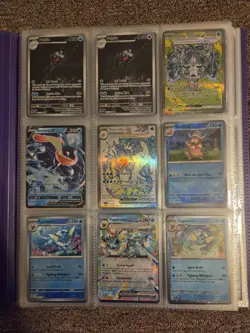 POKEMON CARD BINDER 212 card lot, SIR, EX, etc - Image 1