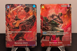One Piece CCG Roronoa Zoro Parallel Lot of Trading Cards OP01 - Image 1