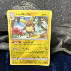 Alolan Raichu 31/111 Reverse Holo Rare Crimson Invasion Pokemon Card - Image 1