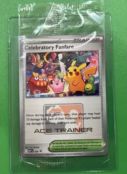 SEALED Pokemon TCG Celebratory Fanfare 2025 Ace Trainer Reward Promo card - Image 3