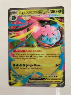 2025 Pokemon Oversize Lenticular Promo Cards - Mega Kangaskhan and Mega Venusaur - Image 1