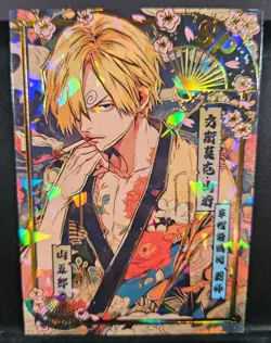 Vinsmoke Sanji SP Rare Card One Piece Endless Treasure 5 CCG Thick Holo - Image 1