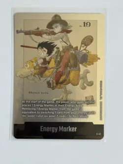 Dragon Ball Super Card Game Fusion World SB01 Manga Booster Energy Marker E-53 - Image 2