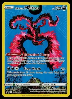Pokemon Card Galarian Moltres SWSH284 SWSH: Crown Zenith Promo - Image 1