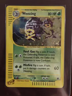 Weezing - 32/165 - Pokemon Expedition Holo Rare Card - Image 1