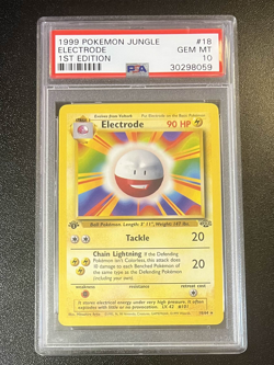 1999 Pokemon TCG Jungle 1st Edition #18/64 Electrode PSA 10 GEM MINT 💎 - Image 1