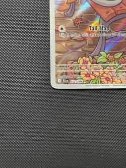 Pokemon TCG Minccino 152/086 Scarlet & Violet Black Bolt Illustration Rare NM - Image 5
