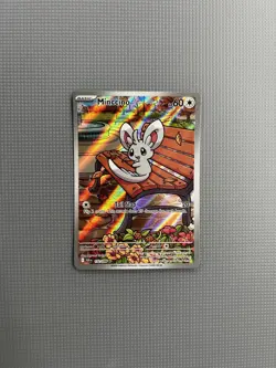 Minccino 152/086 Illustration Rare Black Bolt Pokemon TCG Near Mint - Image 2