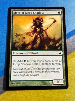 Magic the Gathering MTG Ravnica ELVES OF THE DEEP SHADOW - Image 1