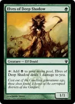 Elves of Deep Shadow X1 LP Magic the Gathering MTG DD Izzet vs Golgari # 47 - Image 1