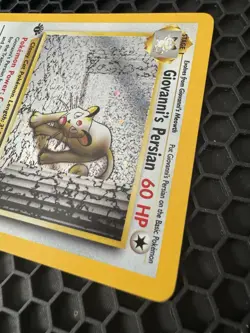 Giovanni's Persian 1st Edition 8/132 Holo Rare Gym Challenge Pokemon WOTC 2000 - Image 4