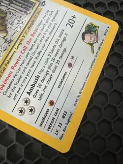 Giovanni's Persian 1st Edition 8/132 Holo Rare Gym Challenge Pokemon WOTC 2000 - Image 5