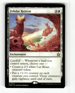 Felidar Retreat 574 NM Normal R MTG Magic Foundations - Image 1