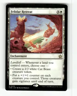 Felidar Retreat 574 NM Normal R MTG Magic Foundations - Image 1