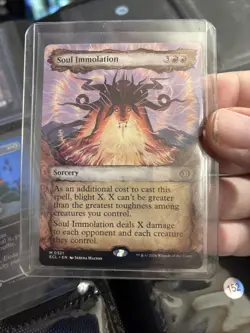 SOUL IMMOLATION - Lorwyn Eclipsed NM BORDERLESS #0321 321 - Non Foil Z143 - Image 1