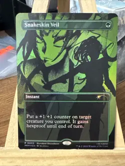MTG *Snakeskin Veil Foil X1* (NM) Standard Showdown Promo Magic the Gathering - Image 1