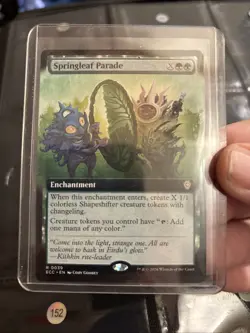 Springleaf Parade 0039 MTG: Lorwyn Eclipsed - Extended Art Rare Regular Z148 - Image 1