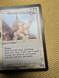 Magic The Gathering Limited Beta Serra Angel Mod Played - Image 5