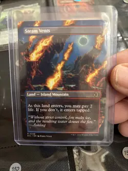MTG Steam Vents #0348 Reversible Borderless Lorwyn Eclipsed Rare NM Z148 - Image 1