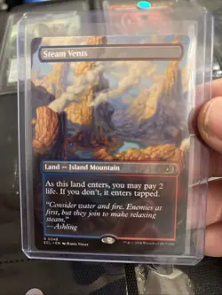 MTG Steam Vents #0348 Reversible Borderless Lorwyn Eclipsed Rare NM Z148 - Image 2