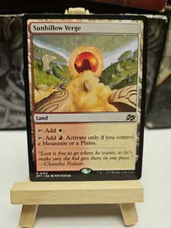 1x Sunbillow Verge - Aetherdrift - NM MTG Magic The Gathering Land Red White - Image 1