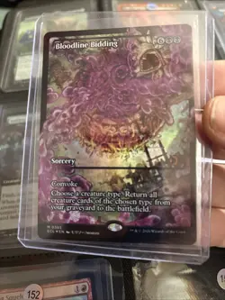 Bloodline Bidding (Showcase Foil) 0385 (M) MTG Lorwyn Eclipsed (ECL) Z153 - Image 1