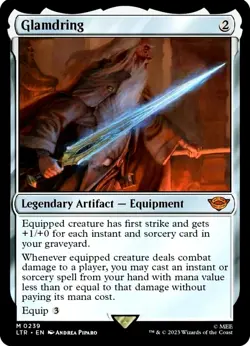 X 1 Glamdring NM-M The Lord of the Rings 239 MTG Magic The Gathering - Image 1
