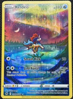 Keldeo GG07/GG70 Crown Zenith: Galarian Gallery Ultra Rare,Holo Pokemon Card NM - Image 1