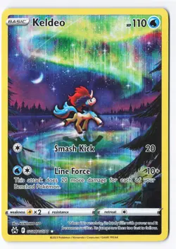 Keldeo GG07/GG70 - Pokemon Crown Zenith Galarian Gallery Ultra Rare Full Art NM - Image 1