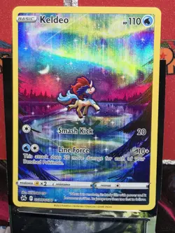 Pokemon Keldeo GG07/GG70 Crown Zenith: Galarian Gallery Holo FULL ART RARE NM! - Image 1