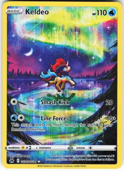 Keldeo GG07/GG70 Pokemon Crown Zenith: Galarian Gallery Holo Ultra Rare NM - Image 1