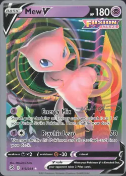 Pokemon TCG - Mew V - 2023 (Vance Kelley) - World Championship Decks (WCD) - Image 1