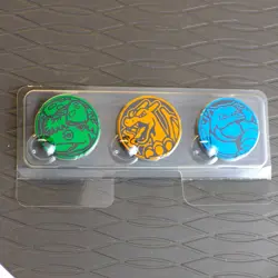 Special Deck Set Venusaur Charizard Blastoise Coin Set Pokemon TCG Japanese Coin - Image 1