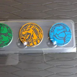 Special Deck Set Venusaur Charizard Blastoise Coin Set Pokemon TCG Japanese Coin - Image 3