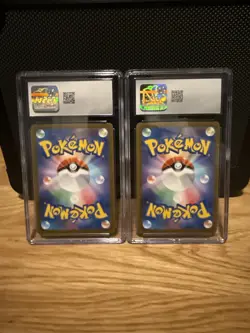 CGC 8 GEM MINT Japanese Pokemon 2023 Leafeon and CGC 9.5 Glaceon yu nagaba - Image 2