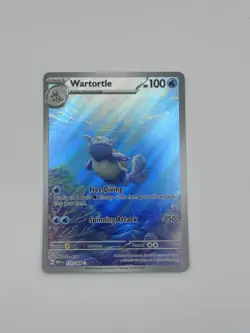 Pokemon WARTORTLE 171/165 - S&V 151 MEW EN ILLUSTRATION RARE ENGLISH - NM/MT - Image 1
