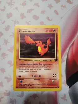 Charmander 50/82 Team Rocket Pokemon TCG LP - Image 1
