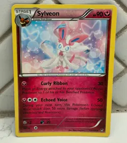 Pokemon TCG Sylveon 72/111 Furious Fists Non-Holo 2014 LP Lightly Played - Image 1
