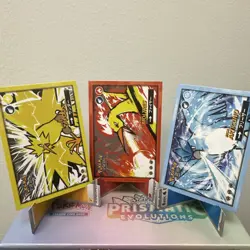 Moltres Zapdos Articuno Cracked Ice Holo 2025 Pokemon Safari - Image 1