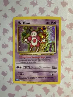 Pokemon TCG - Mr. Mime Holo - 013/034 - CLB - Classic Collection - Image 1