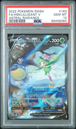 Pokemon Hisuian Lilligant V 163/189 Astral Radiance Alt Art Ultra Rare - PSA 10 - Image 1