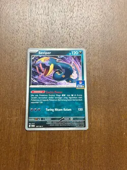 Pokemon TCG Bahasa Indonesia Language Seviper GYM PROMO 047/M-P - Image 1