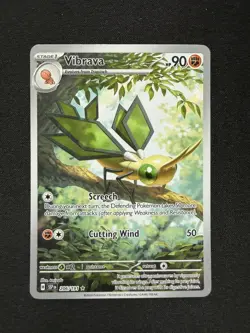 Vibrava 206/191 - Pokemon Surging Sparks - Illustration Rare Holo - NM - Image 1